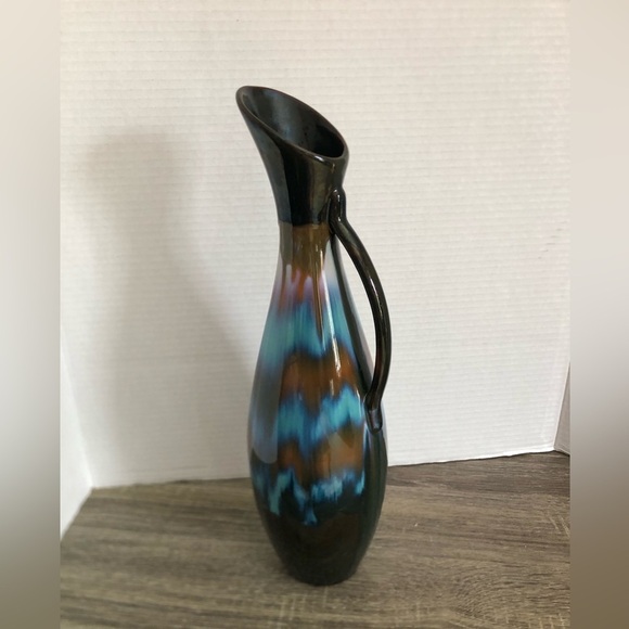 Vtg CCC Rainbow Glaze Pitcher - Picture 5 of 16